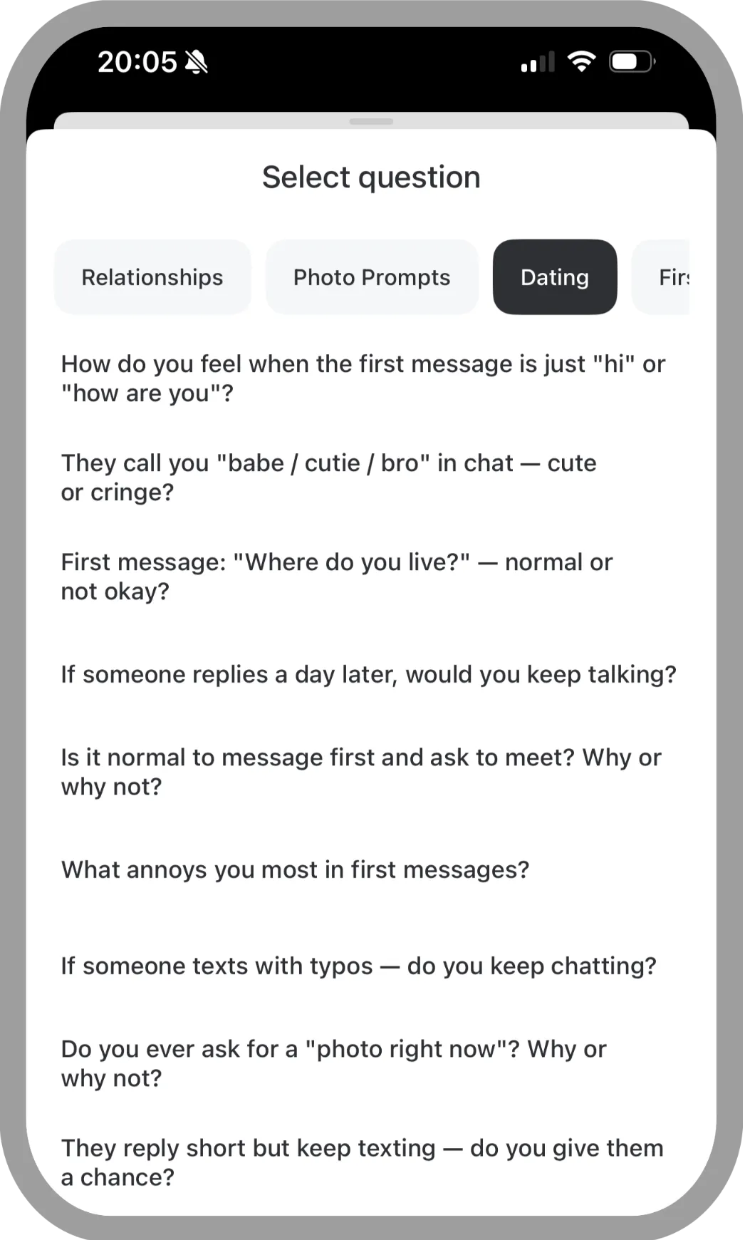 Secrets - Keeny mobile app